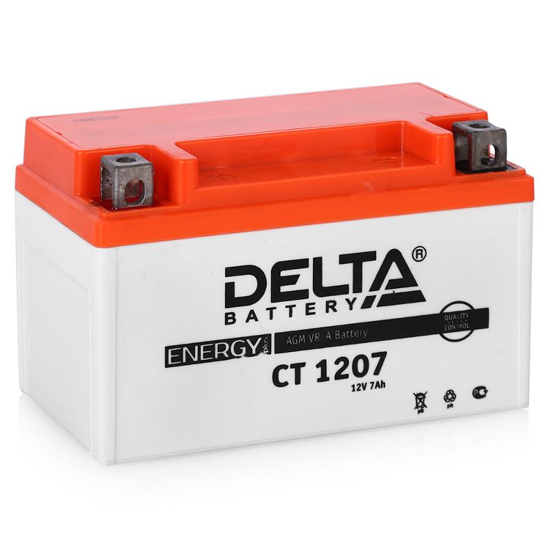  Delta CT CT 1207 (YTX7A-BS) (CT 1207)                                     7ah 12V -    